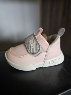 DKNY Kids Pink Slip-On Sneaker
